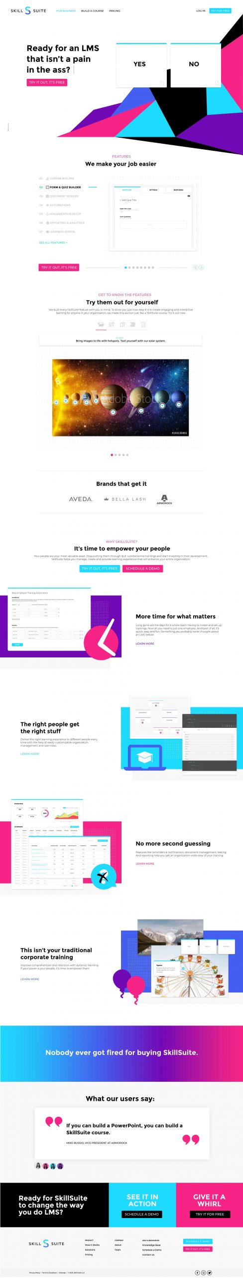SkillSuite Homepage v2
