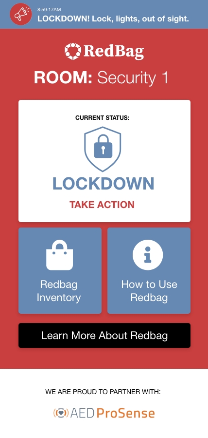 RedBag - Home Screen RedBag - Home Screen