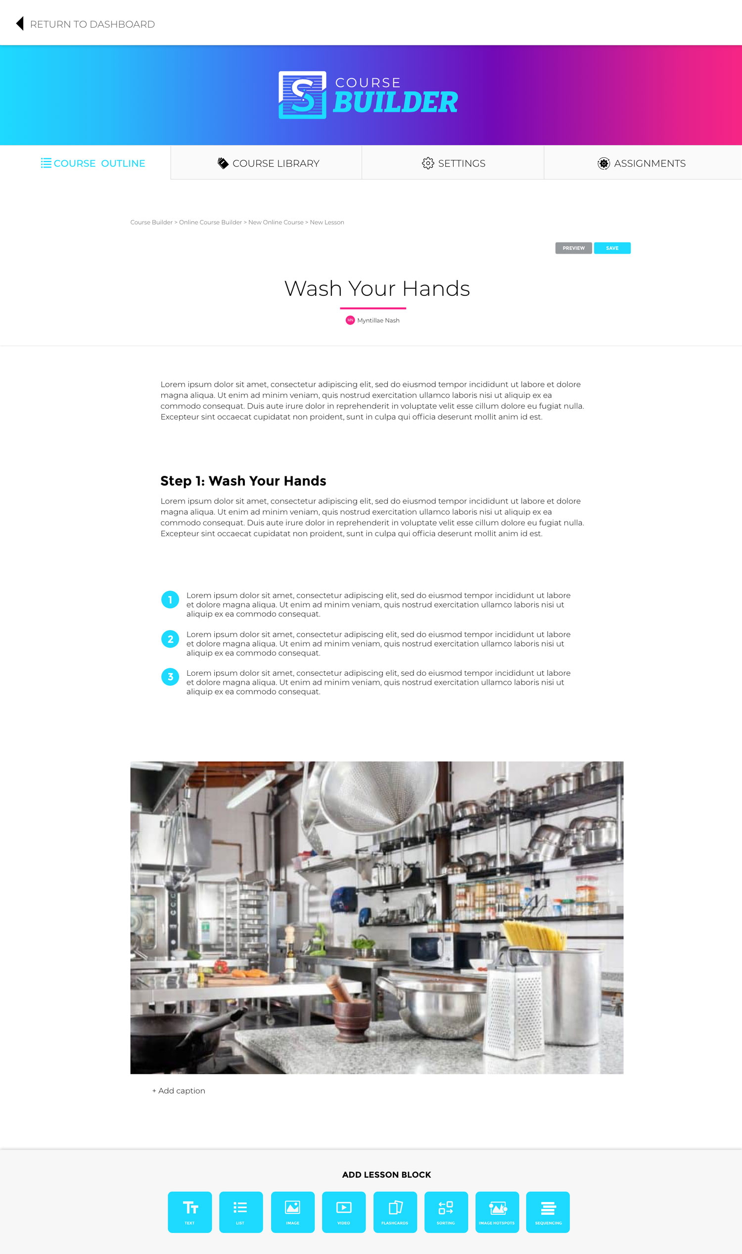 SkillSuite Lesson Builder