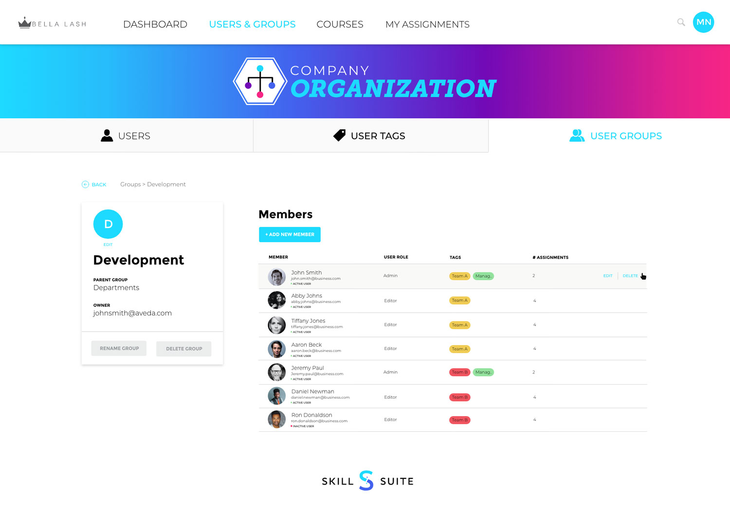 SkillSuite - Organization - Groups3