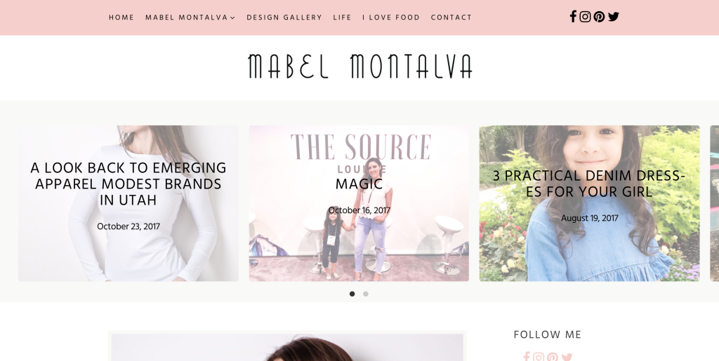 Mabel Montalva Website