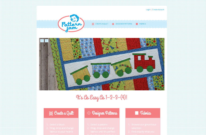 Pattern Jam Website