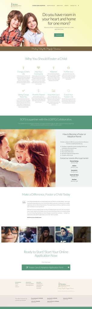 Sierra Child Family Services Website